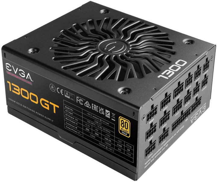 EVGA | PS SuperNOVA 1300 GT 1300W 80+ Gold Fully Modular Retail | 220-GT-1300-X1