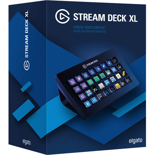 Elgato | Stream Deck XL - Advanced Stream Control With 32 Programmable LCD Keyboard | 10GAT9901