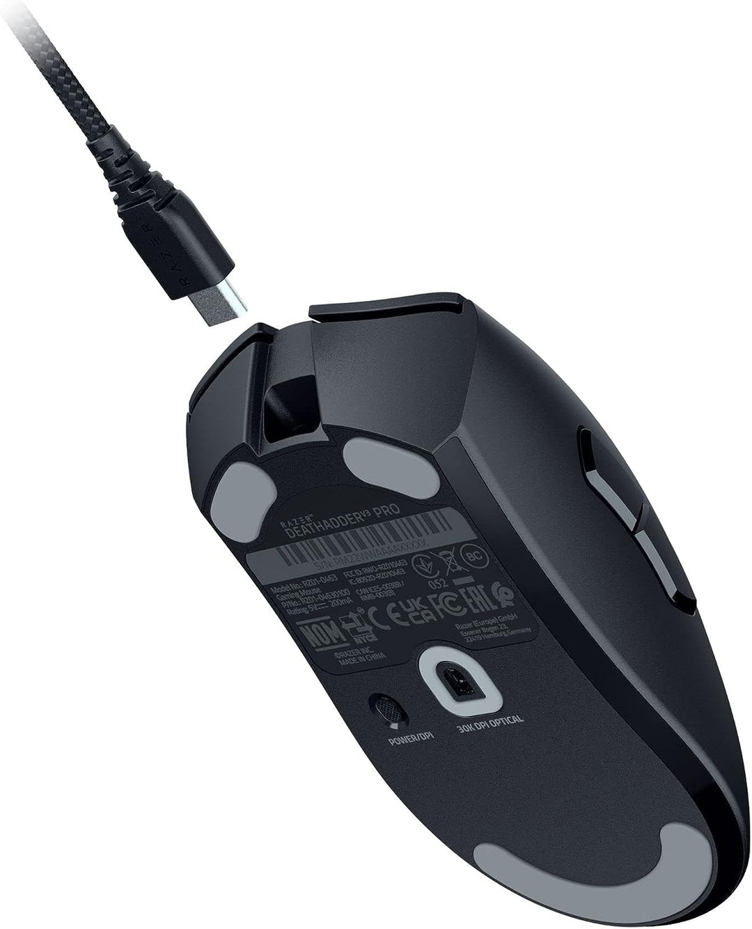 Razer | DeathAdder V3 Focus Pro 30K Optical Wireless Gaming Mouse - Black | RZ01-04630100-R3U1