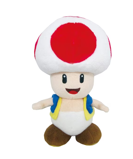 Little Buddy | Super Mario - Toad - Red 8" Plush