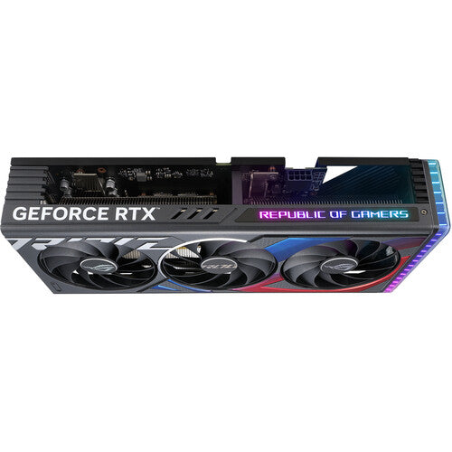 ASUS | Video Card ROG Strix GeForce RTX 4060 Ti OC Edition Gaming Graphics Card (PCIe 4.0, 8GB GDDR6, DLSS 3, HDMI 2.1, DisplayPort 1.4a) ROG-STRIX-RTX4060TI-O8G-GAMING
