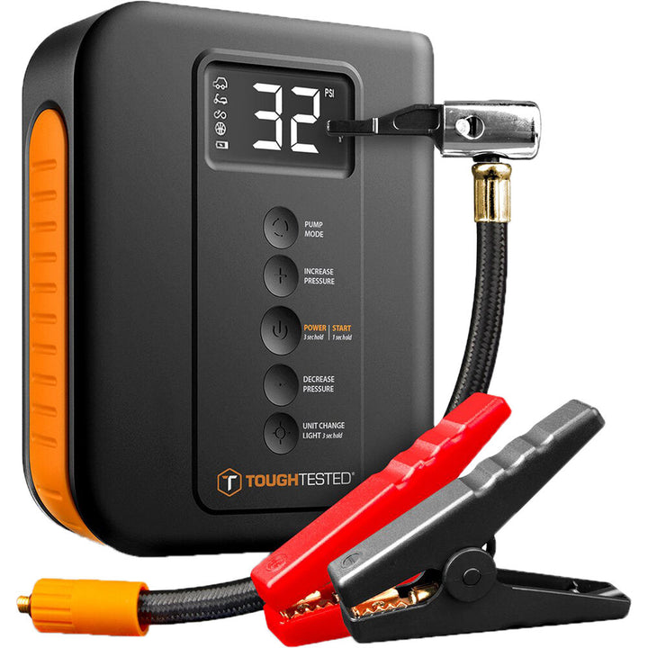 ToughTested | Phoenix Vehicle Jump Starter w/ Tire Inflator & Power Bank | TTJSPHX