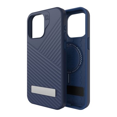 ZAGG GEAR4 | Denali Snap Kickstand Case iPhone 15 Pro Max - Navy | 15-11707