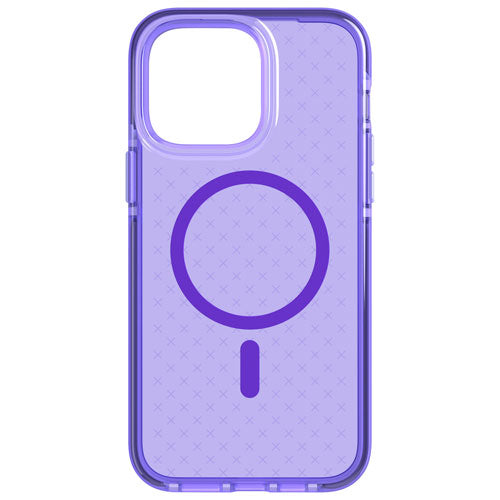 //// Tech21 | Evo Check Fitted Soft Shell Case for iPhone 14/13 - Wondrous Purple T21-9667CAN