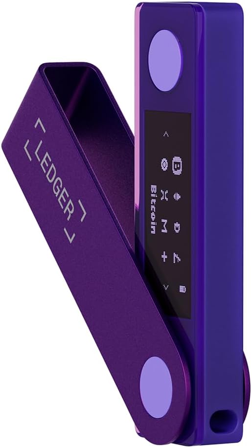 Ledger | Nano X Crypto Wallet- Amethyst Purple | NX-AmethystPurple
