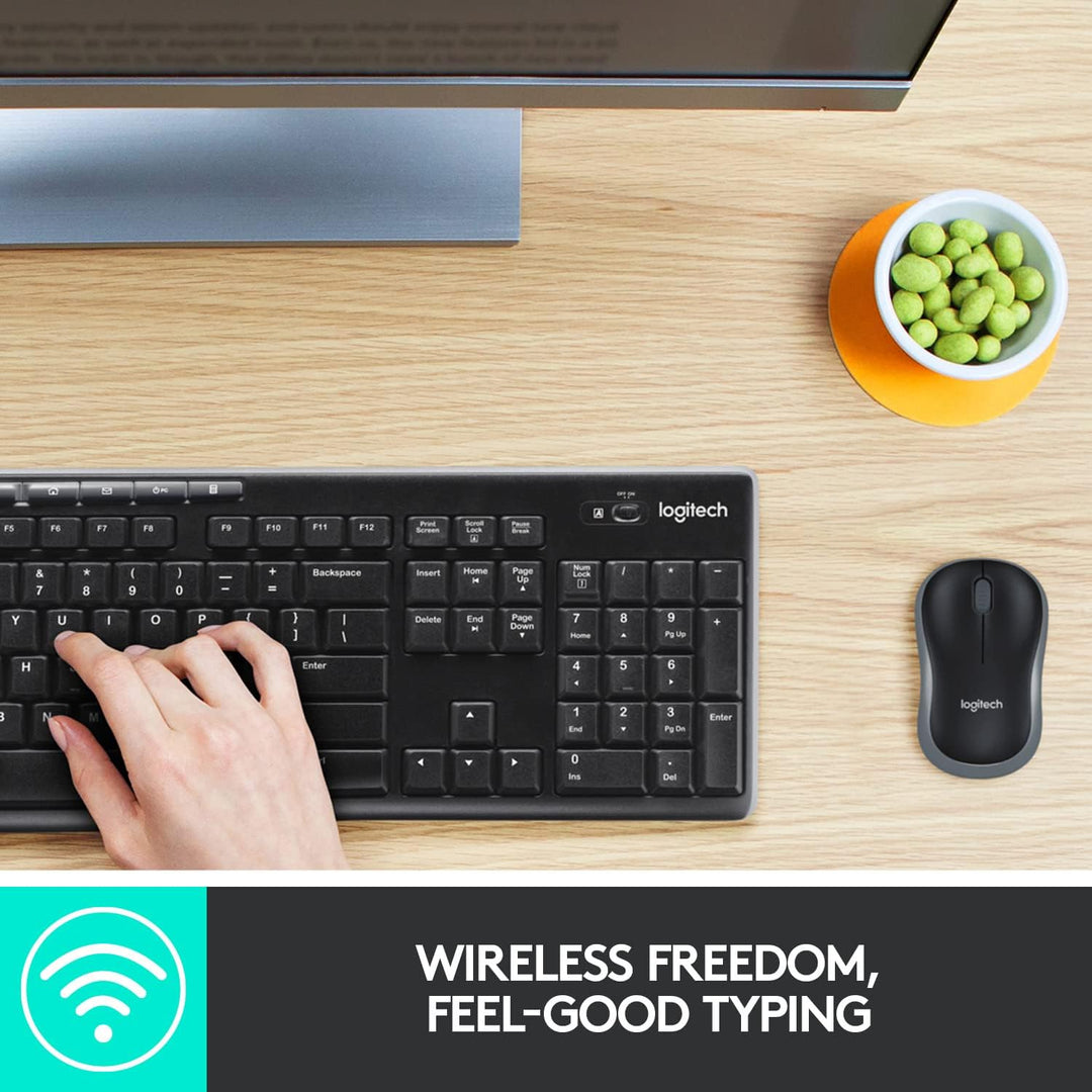 Logitech | MK270 Wireless Mouse and Keyboard Combo | 920-004536