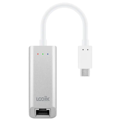 LOGiiX | Piston Connect USB-C 1Gbit Ethernet Adapter Aluminum | LGX-12918