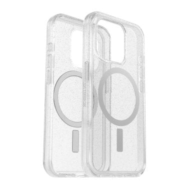 Otterbox | Symmetry w/ MagSafe Clear Series Case iPhone 15 Pro - Clear/Silver Flake (Stardust)  | 77-93034