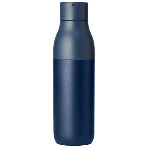 Larq | PureVis 740ml (25 oz.) Insulated Stainless Steel Water Bottle with Self-Cleaning Mode - Monaco Blue | BDMB074A