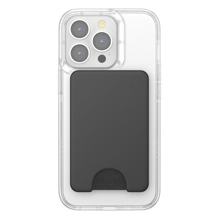 PopSockets | PopWallet for MagSafe Round - Black | 123-0427