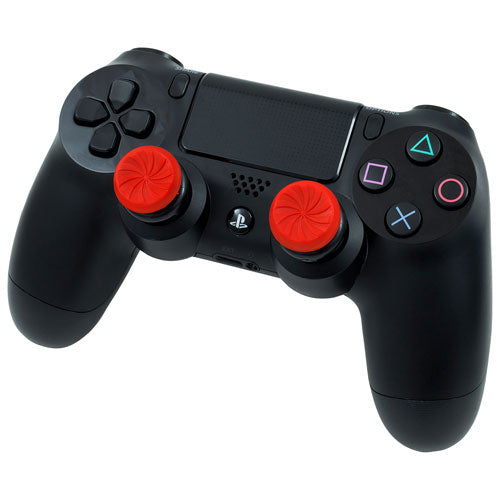 SteelSeries | KontrolFreek FPS 4-Prong Thumbsticks for PS4/PS5 - Inferno (Red) | 2040-PS5