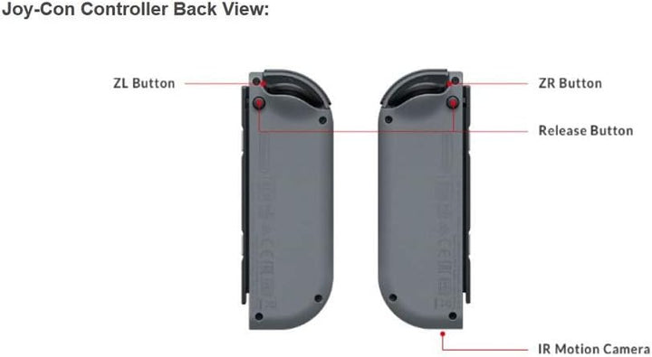 Nintendo | Switch Left and Right Joy-Con Controllers - Grey | HACAJAAAA