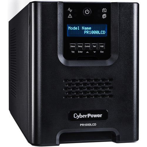 CyberPower | Pure Sine Wave - Mini-Tower UPS 1000VA  LCD | PR1000LCD