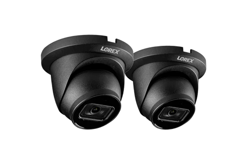 Lorex | 4K (8MP) Smart IP Dome Security Camera with Listen-in Audio and Real-Time 30FPS Recording Black |  LNE9242B