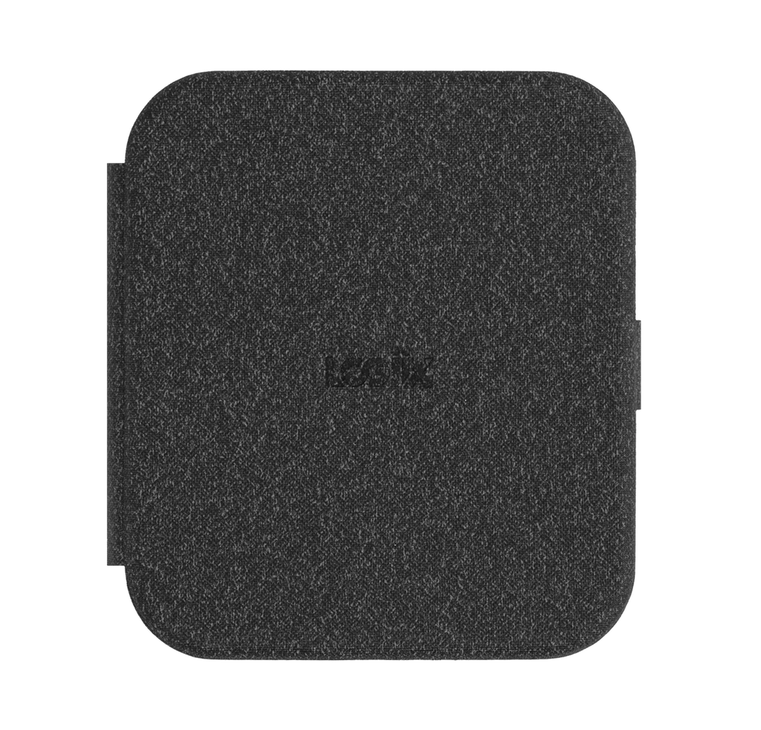 LOGiiX | Wireless Travel Pad Duo 15W 15Ft - Charcoal Black | LGX-13559