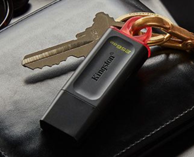 //// Kingston | Datatraveler Exodia M 128GB USB3.2 GEN 1 (Black+Red) | DTXM/128GBCR