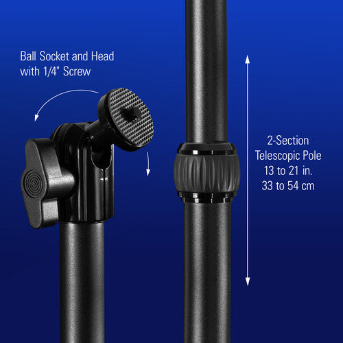 Elgato | Multi Mount System - Master Mount Small - Extendable From 33cm/13" to 54cm/21" | 10AAI9901