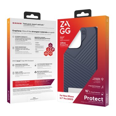ZAGG GEAR4 | Denali Snap Kickstand Case iPhone 15 Pro Max - Navy | 15-11707