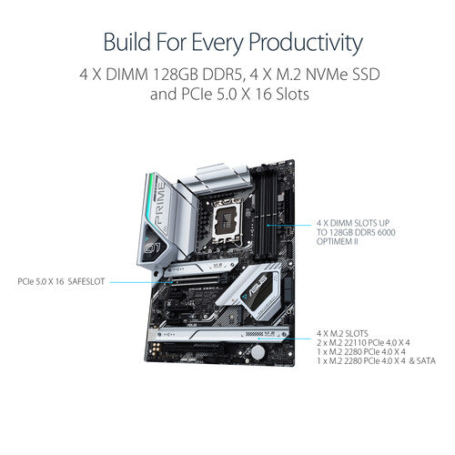 Asus  | Motherboard Z690 LGA1700 Max.128GB DDR5 ATX Retail | PRIME Z690-A