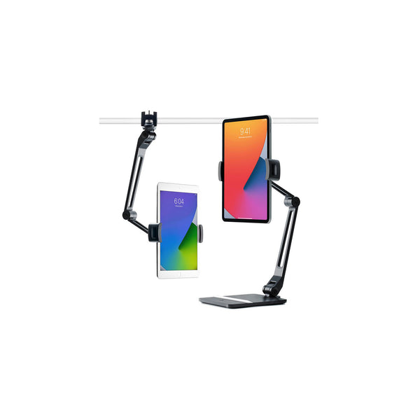 TwelveSouth | HoverBar Duo Adjustable Arm with Snap for iPad - White | TS-12-2144