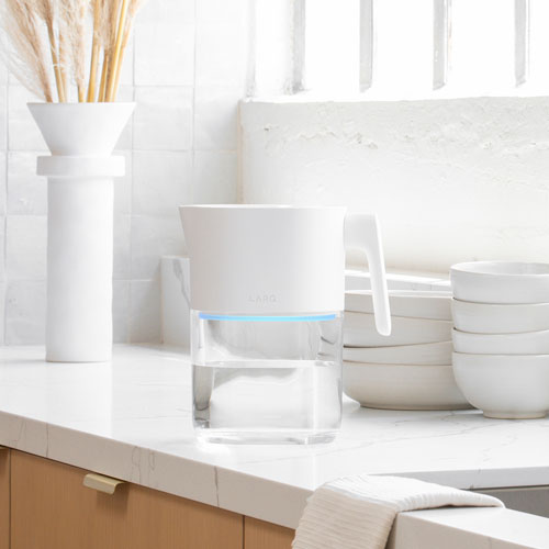 Larq | PureVis Pitcher 1.9L (8 Cup) with Advanced Filter - Pure White | PAPW190A