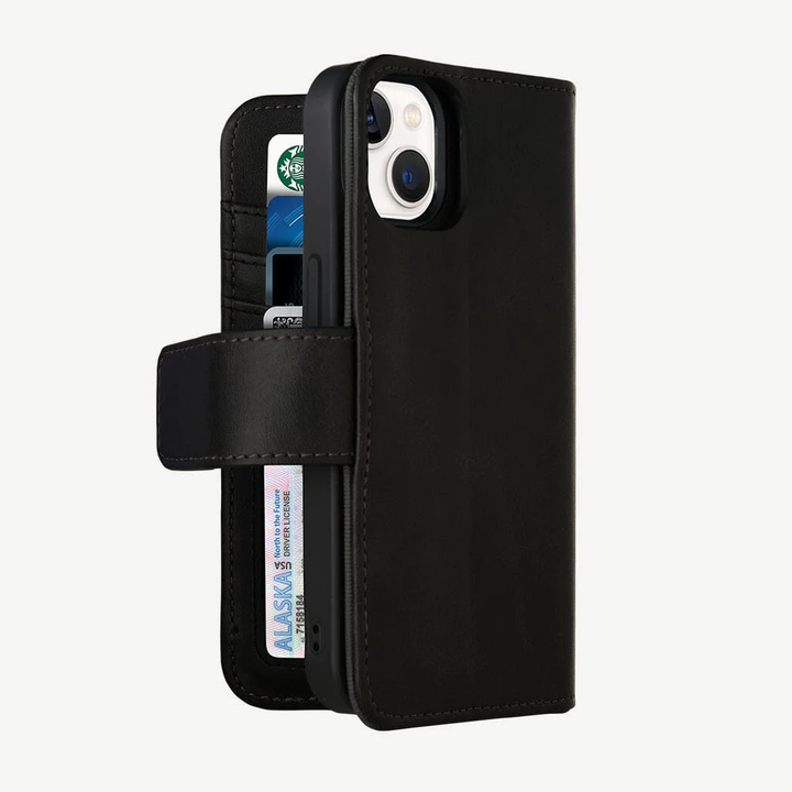 Caseco | 5th Ave MagSafe Wallet Case iPhone 17e/16e/15/14/13 - Black | C31B1-01