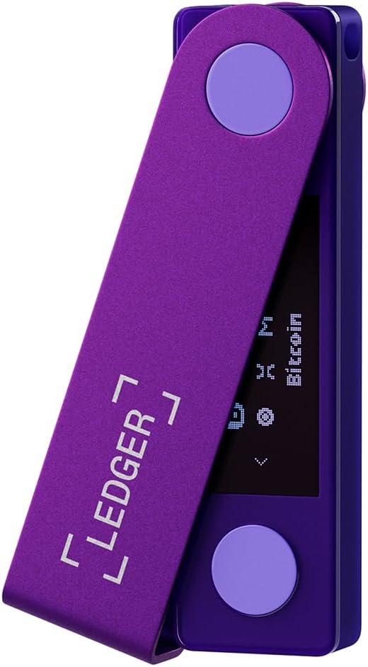 Ledger | Nano X Crypto Wallet- Amethyst Purple | NX-AmethystPurple