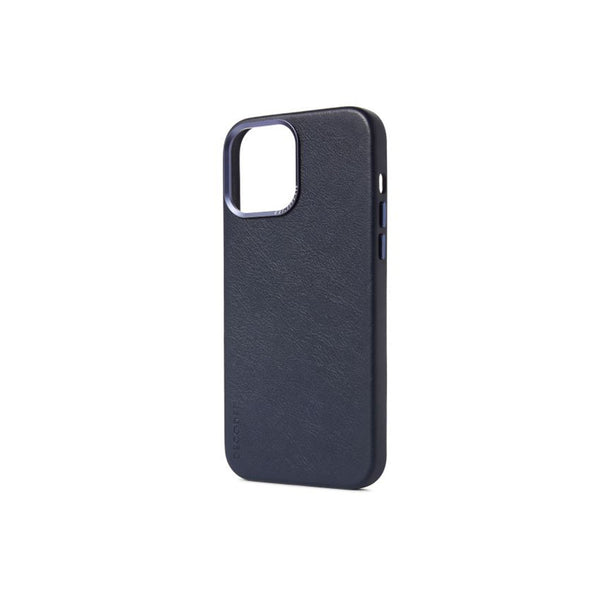 Decoded | iPhone 13 Pro Max -  MagSafe Leather Backcover - Matte Navy | DC-D22IPO67PBC6MNY