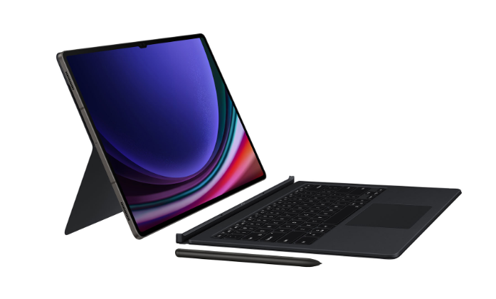 Samsung | Keyboard Book Cover Case with Trackpad for Galaxy Tab S9 Ultra - Black | EF-DX915BBEGCA