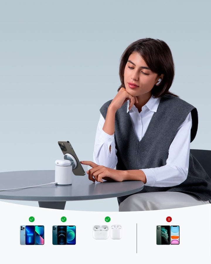 Anker | MagGo 2-in-1 Wireless Charger White EN | B25681211