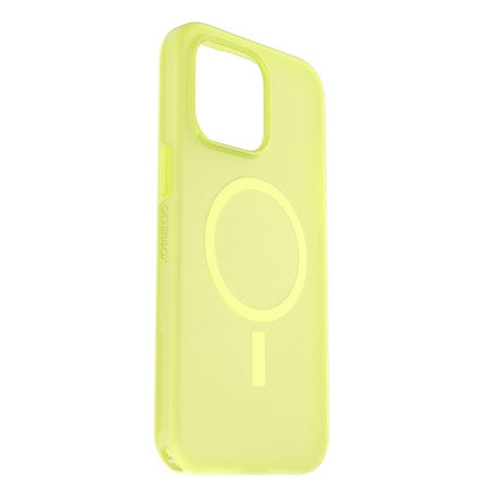 Otterbox | iPhone 15 Pro Max Otterbox Symmetry w/ MagSafe Soft Touch Series Case - Yellow (Lemon Pucker) | 120-7166
