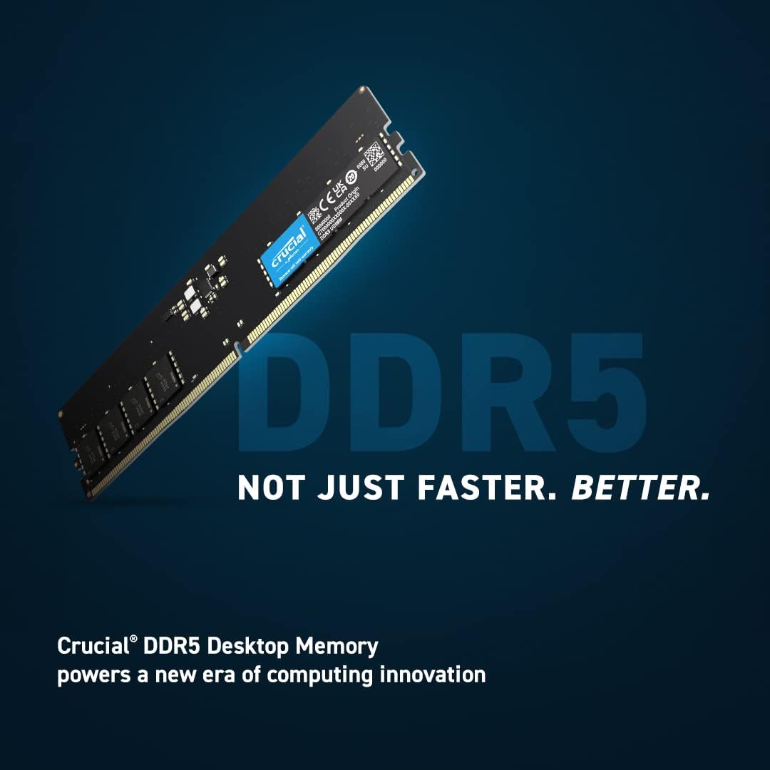 Crucial | RAM 32GB DDR5 4800Mhz UDIMM | CT32G48C40U5