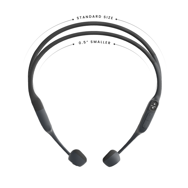 Shokz | OpenRun Bone Conduction Open-Ear Bluetooth Headphones - Black | S803-ST-BK-CA-153