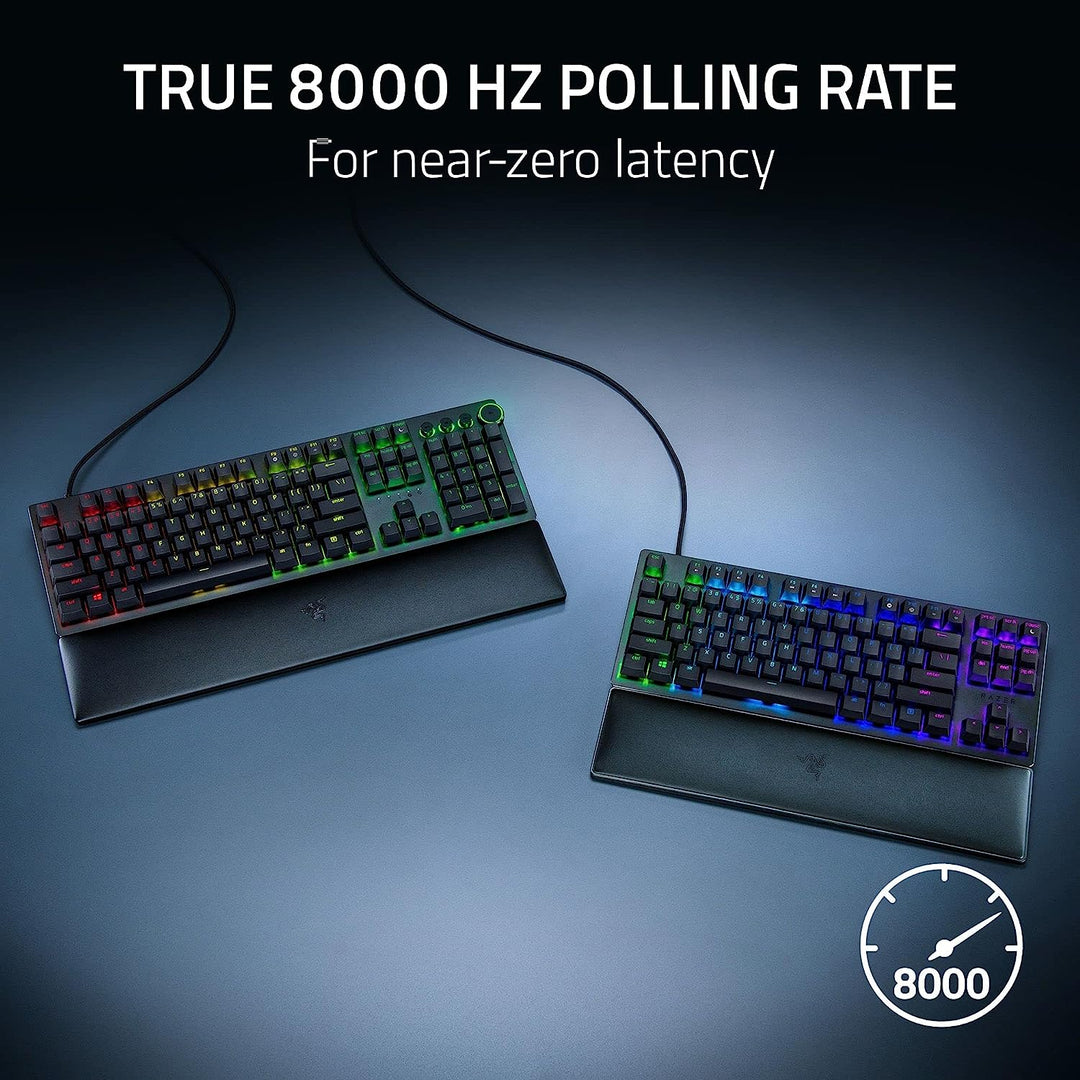 Razer | Huntsman V2 Full Backlit Mechanical Linear Red Optical Ergonomic Gaming Keyboard | RZ03-03930200-R3U1
