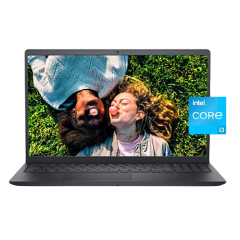 Dell | Inspiron 15 15.6" FHD 120Hz i3-1235U 8GB DDR4 256GB M.2 W11 Home 1YR Carbon - Black |