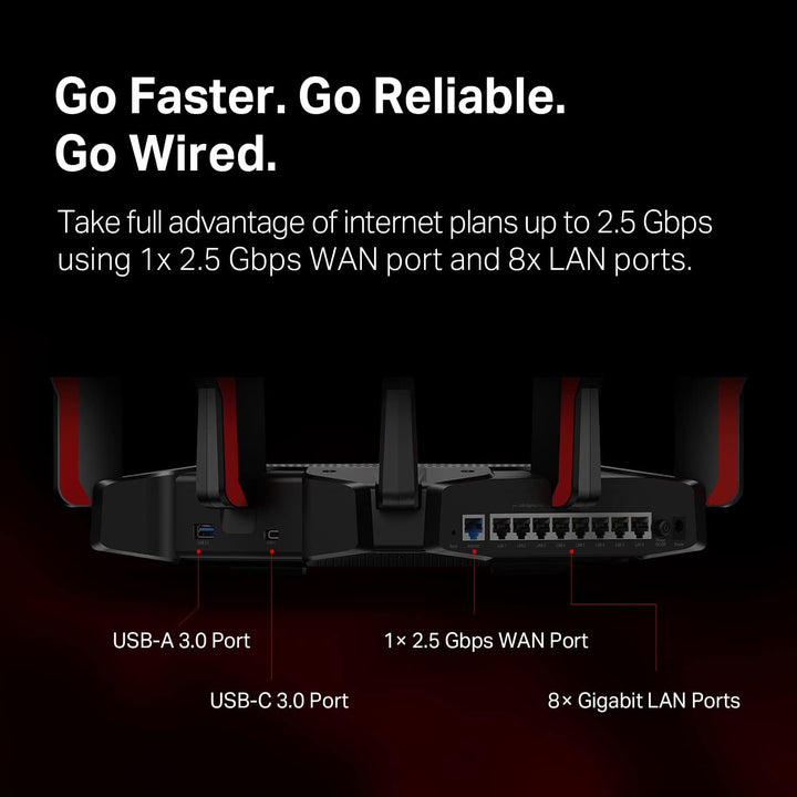 TP-Link | Archer AX11000 Tri-Band Wi-Fi 6 Wireless Router  | Archer AX11000