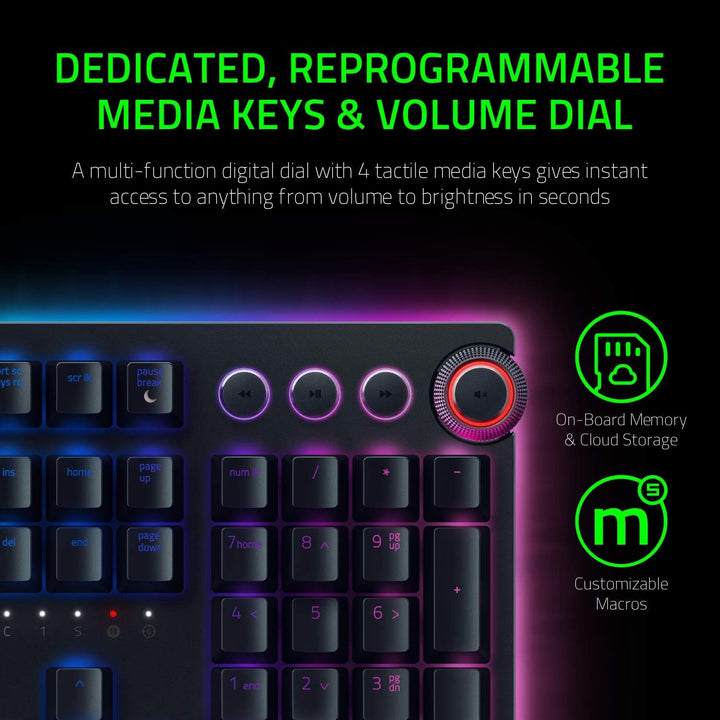 Razer | Huntsman Elite Backlit Mechanical Gaming Keyboard | RZ03-01870200-R3U1
