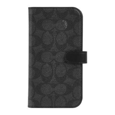 Coach | Folio Signature C Case iPhone 15 Pro - Charcoal | 15-12446