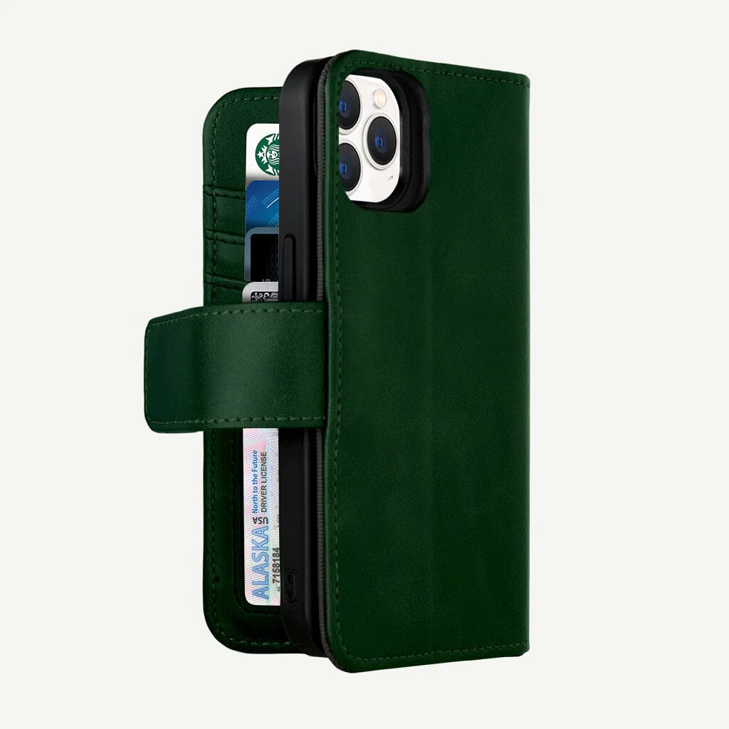 Caseco | 5th Ave MagSafe Wallet Case iPhone 15 Pro Max - Green | C31B4-10