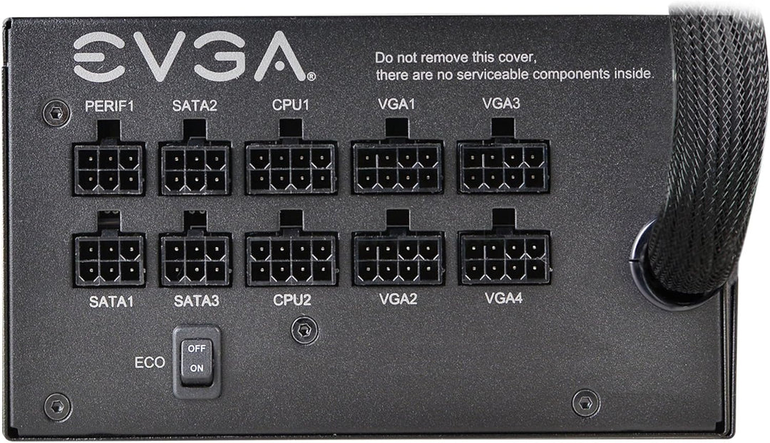 EVGA | Power Supply 210-PQ-0850-X1 850 PQ 850W 80+PLATINUM ECO Mode PCI Express | 210-PQ-0850-X1