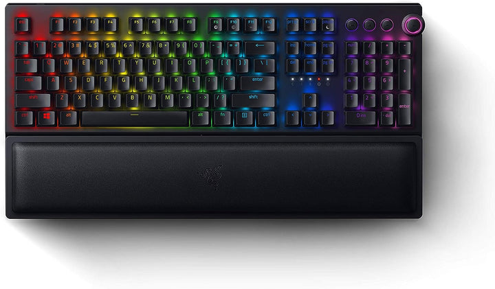 Razer | BlackWidow V3 Pro Wireless Mechanical Gaming Keyboard w/Chroma RGB (Green Switch) - Clicky - Black | RZ03-03530200-R