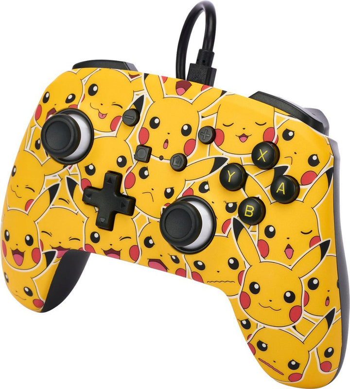 PowerA | Enhanced Wired Controller for Nintendo Switch - Pikachu Moods | NSGP0083-01