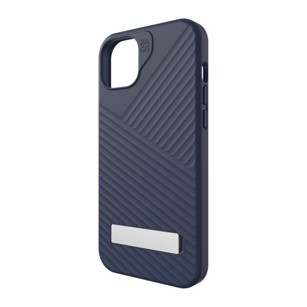 ZAGG GEAR4 | Denali Snap Kickstand Case iPhone 15/14 Plus - Navy | 15-11682