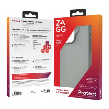 ZAGG GEAR4 | Manhattan Snap Case iPhone 15 Pro Max - Sage | 15-11701