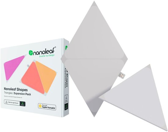 Nanoleaf | Shapes - Triangles - Expansion Pack - 3 Panels | NL47-0001TW-3PK