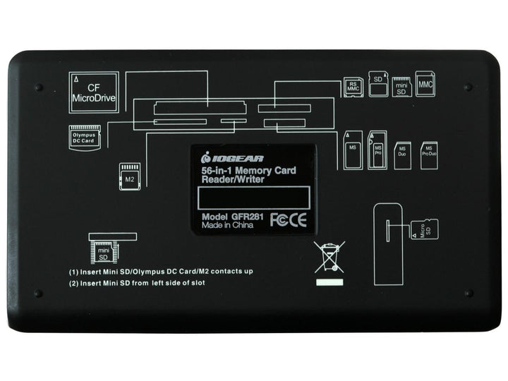 IOGEAR | USB-A Universal Memory Card Reader 56-in-1 | GFR281