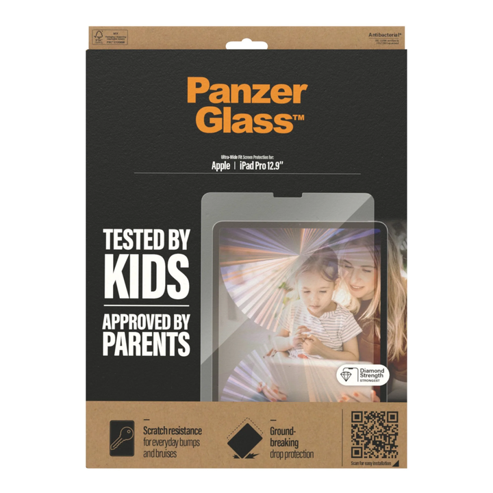 PanzerGlass | Screen Protector for iPad Pro 12.9in (2022-2018) - Clear | PG-2656