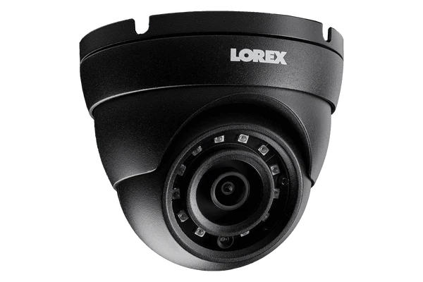 Lorex | 4MP Metal Dome Camera with 150FT Color Night Vision-Black | LNE4422W