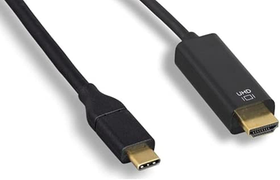Axiom | USB-C Male to HDMI Male Adapter Cable - 3ft - Black | USBCMHDMIMK03-AX