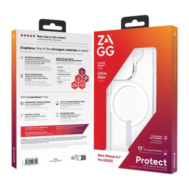 ZAGG  | Crystal Palace Snap Case iPhone 15 Pro (GEAR4) - Clear | 15-11651